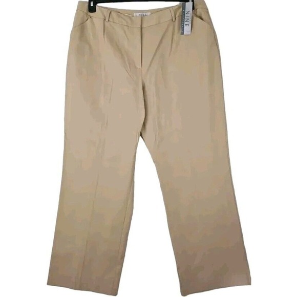 Nine & Company by Nine West ~Woman Plus Size 20W~ Peanut CottonPants Stretch. - Picture 6 of 9